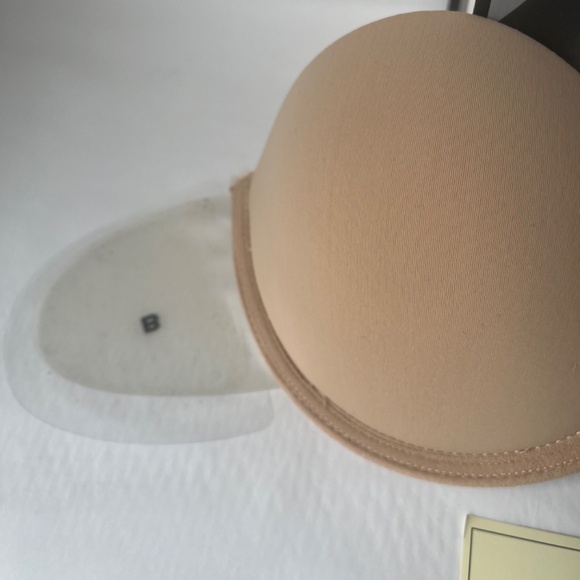 Victoria's Secret Push Up Adhesive Backless Bra Size B Solid Nude - Picture 3 of 9